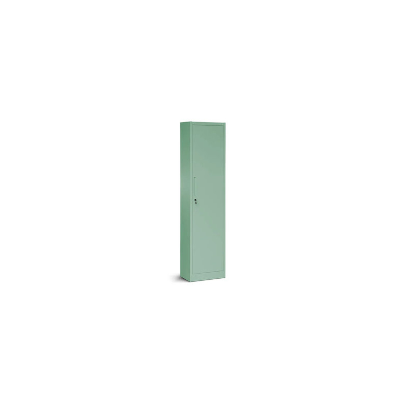 Wysoka szafka biurowa ALEX, 450 x 1850 x 400 mm, Fresh Style: pastelowy zielony Wysoka szafka biurowa ALEX, 450 x 1850 x 400 mm, Fresh Style: pastelowy zielony